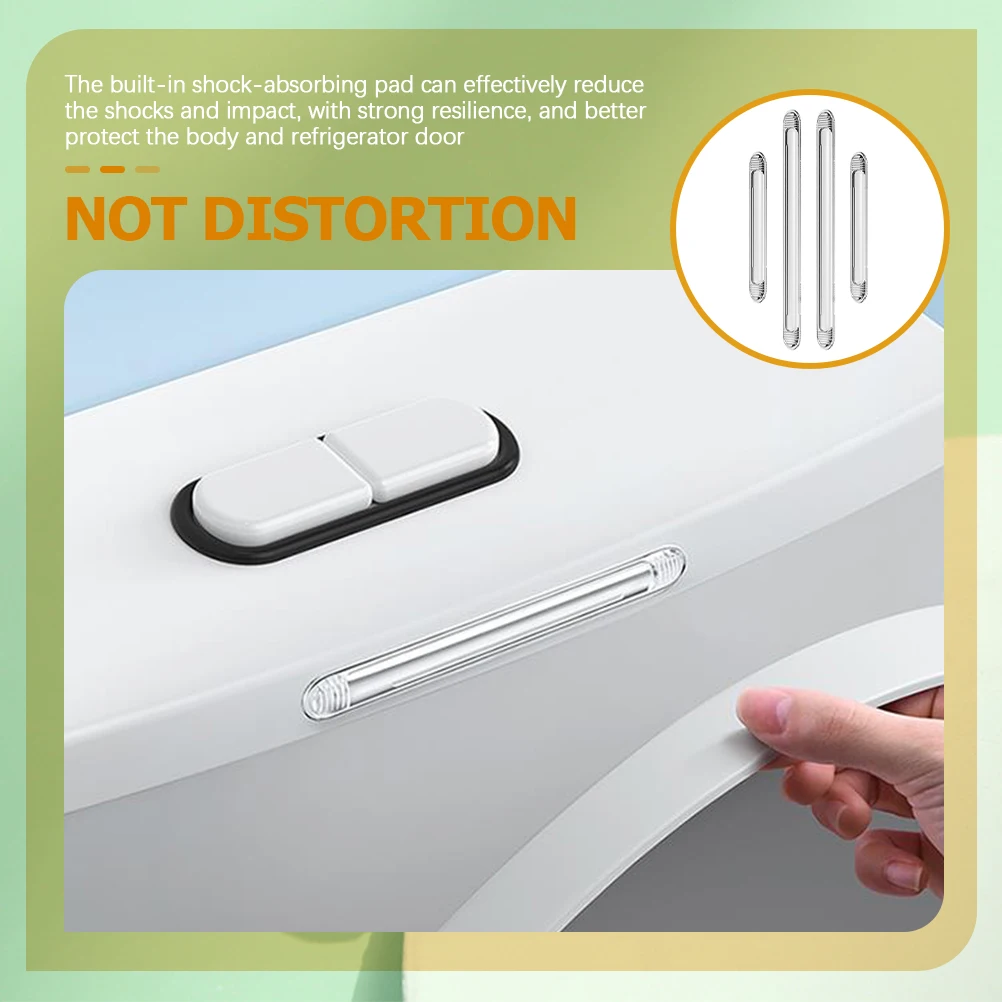 

4pcs Clear Car Bumper Protector Waterproof Scratch Resistant Door Edge Guard Anti Collision Strips For Vehicle Garage Wall