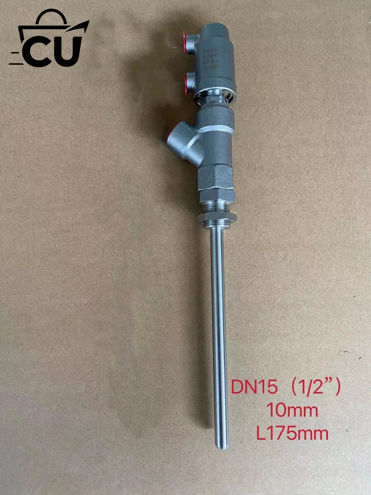 Universal Anti-Drip Filling Head with One-Way Valve for Small Caliber Liquid Agents, Precision Nozzle Tip for Dispensing Systems