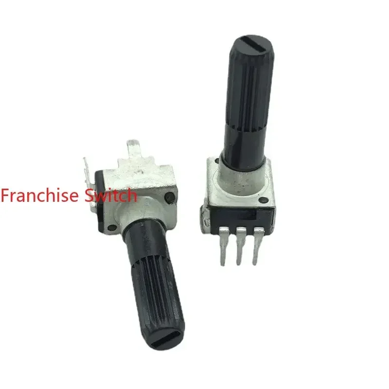 10PCS RV09 Potentiometer B10K Vertical Sealed  Handle Length 23mm Long Axis Adjustable Resistor