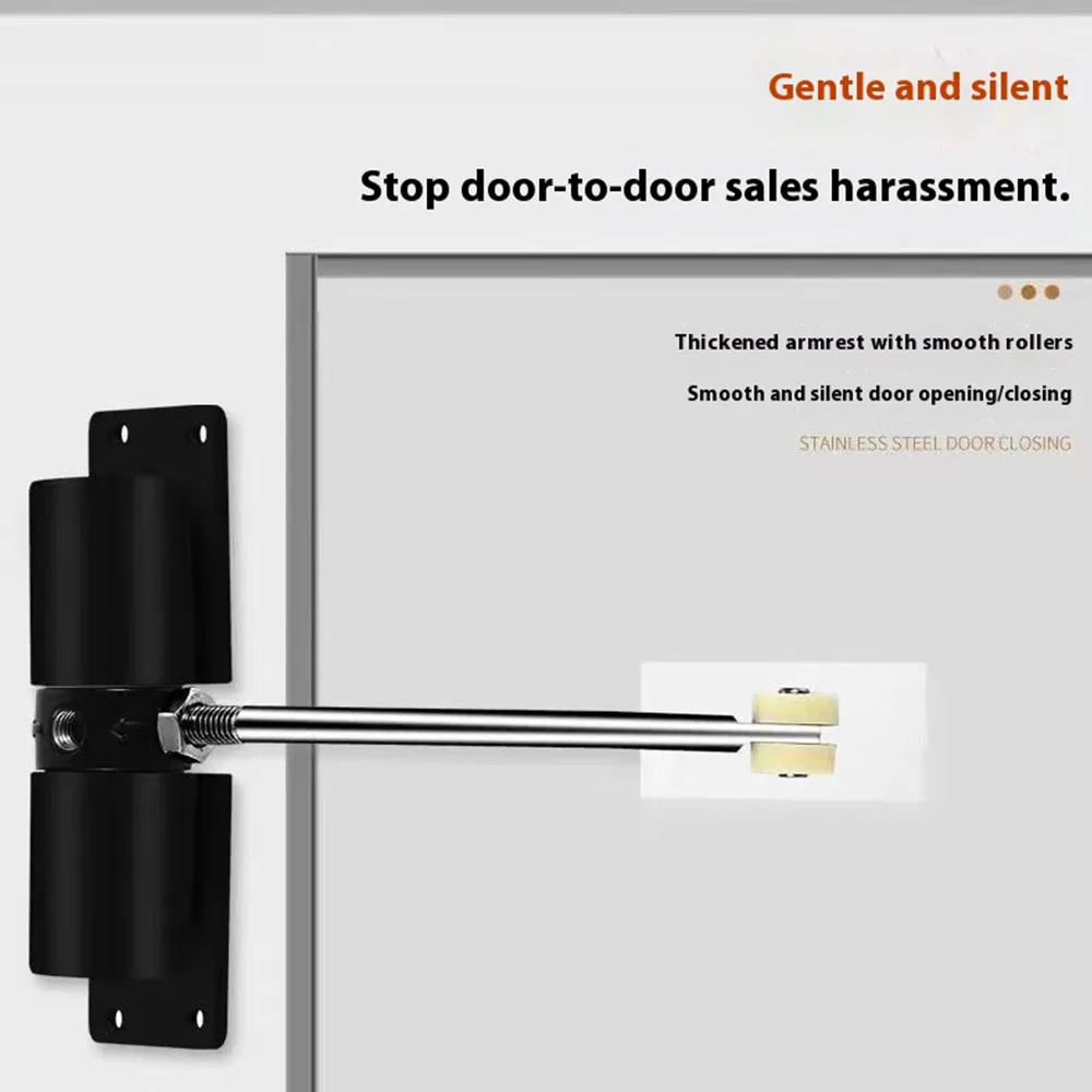 

Automatic Door Closer Adjustable Heavy Duty Safety Spring Silence Durable Convert Hinged 50kg Door Closer Hinge Accessories