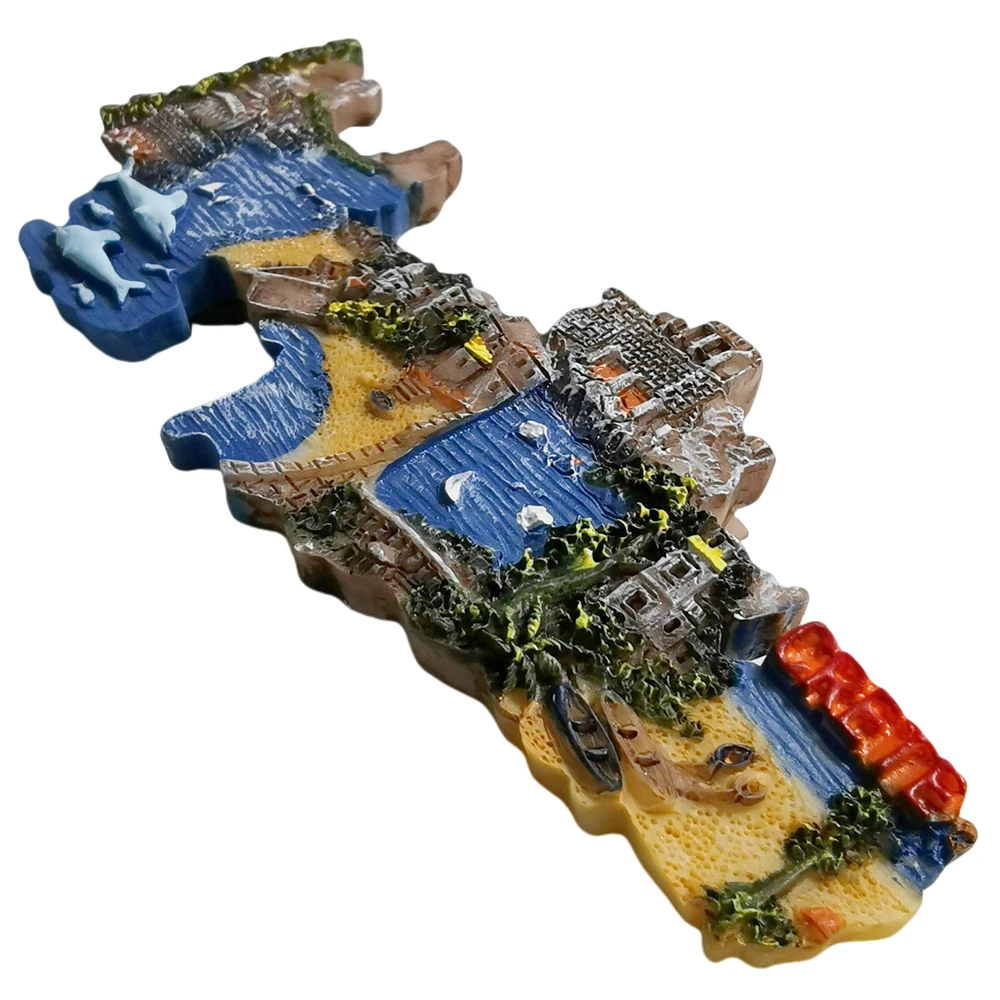 كريتي اليونان مغناطيس الثلاجة السفر تذكار الثلاجة الزخرفية المغناطيس رسمت باليد مجموعة الحرفية