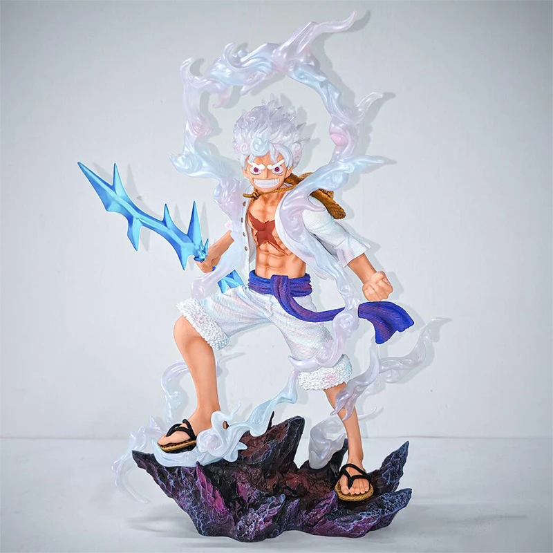 Nuovo 27 cm One Piece Lx Anime Figure Gear 5 Nika Rufy Scena Ornamento Decorazione Figurine Modello Statua Giocattoli per bambini Regali
