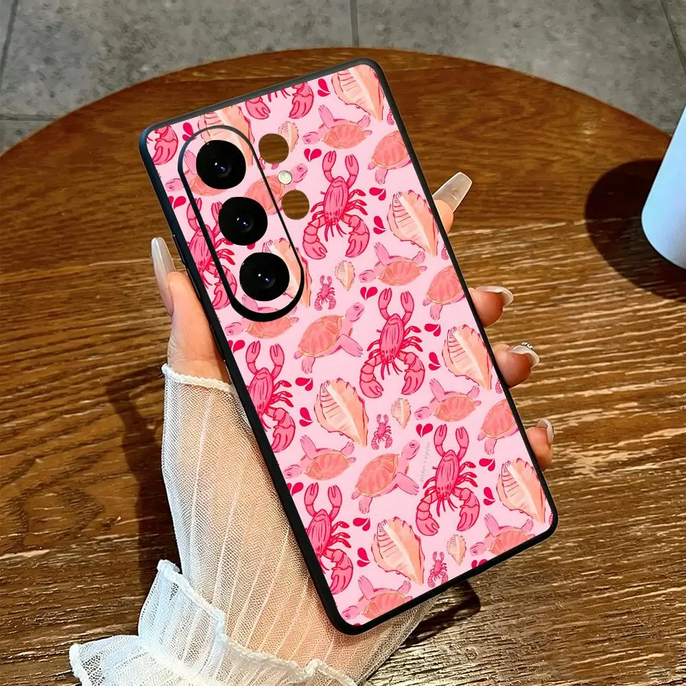 Animal pattern Phone Case For Samsung Galaxy S26 S25 S24 S23 S22 S21 Plus Ultra Fold A Soft Black