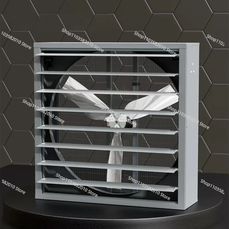 

380V 750W Industrial Exhaust Fan, EC Motor Heavy Duty Push-pull Ventilation for Greenhouse Poultry Farm Chicken Coop