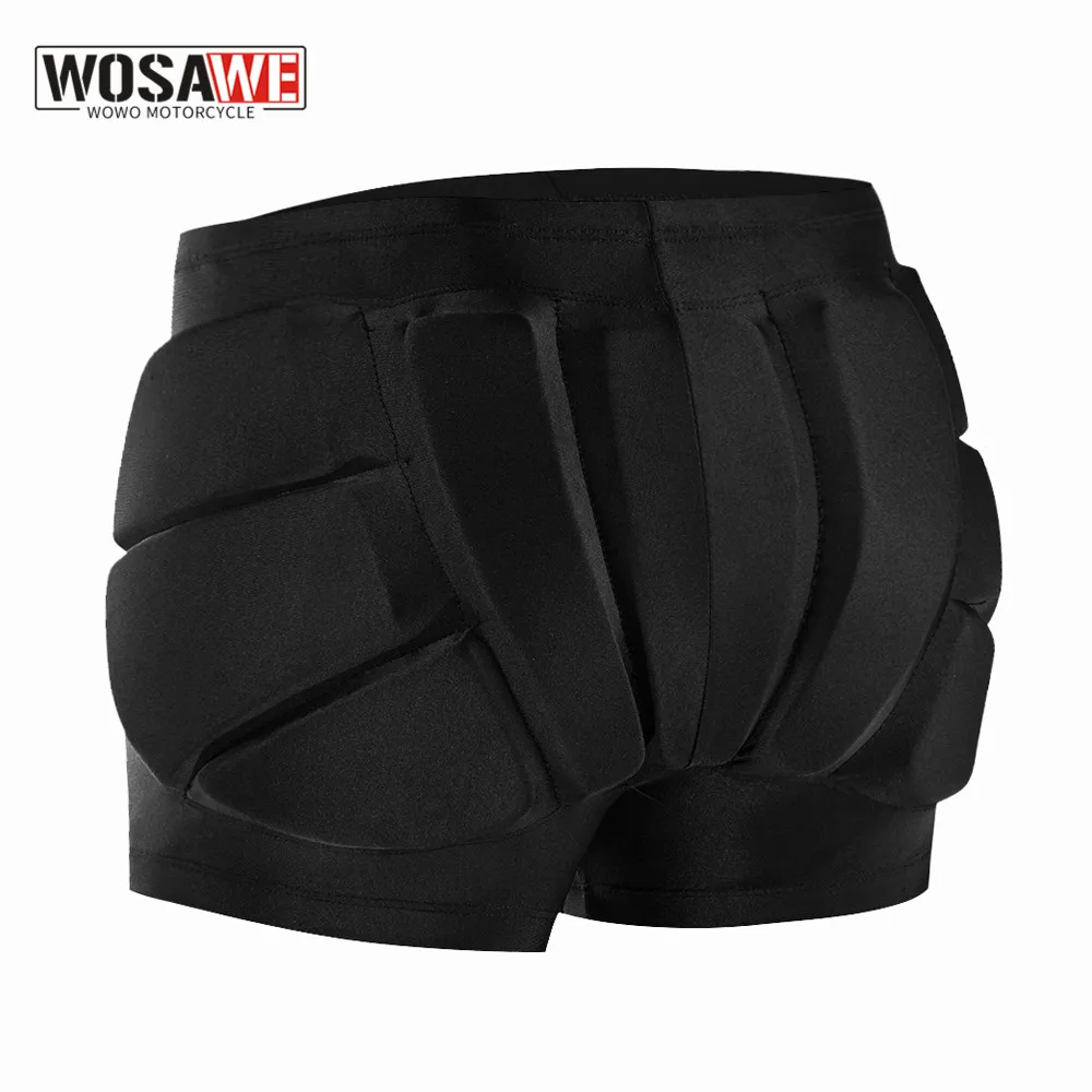 WOSAWE Kids Outdoor Sport Protection Ski Skate Snowboard Shorts Skiing Protector Roller Skating Protective Hip Padded Shorts