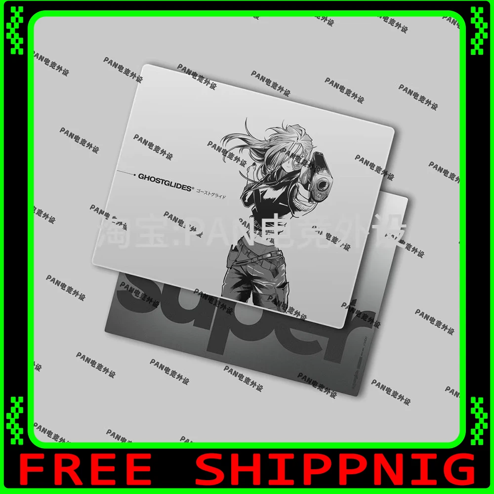 

PAN Esports GHOSTGLIDES Glass Mousepad Smooth and Speed Mouse Pad FPS Duplicate GHOSTGLIDES For APEX CSGO PC Accessories Gifts