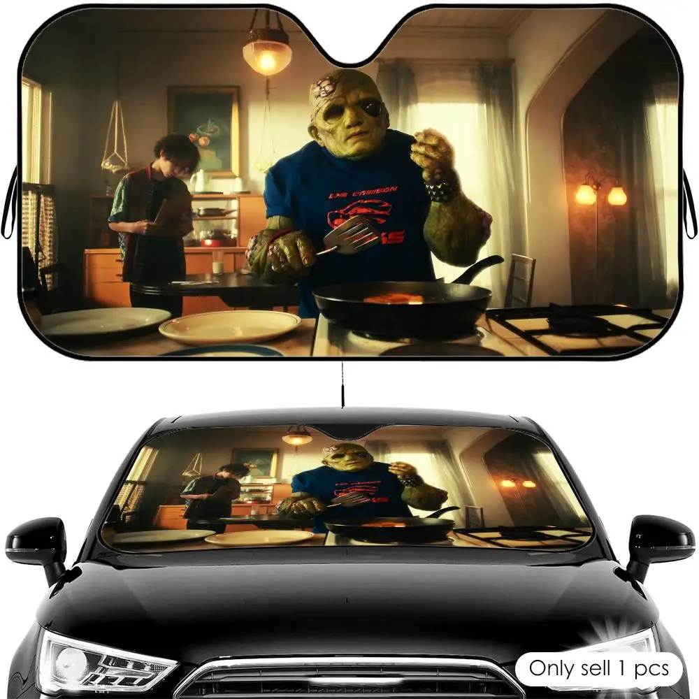 The T-toxic Avenger Sun Visor Car Windshield Sun Shade UV Protection Heat Insulation Cover Universal  Sun Protector