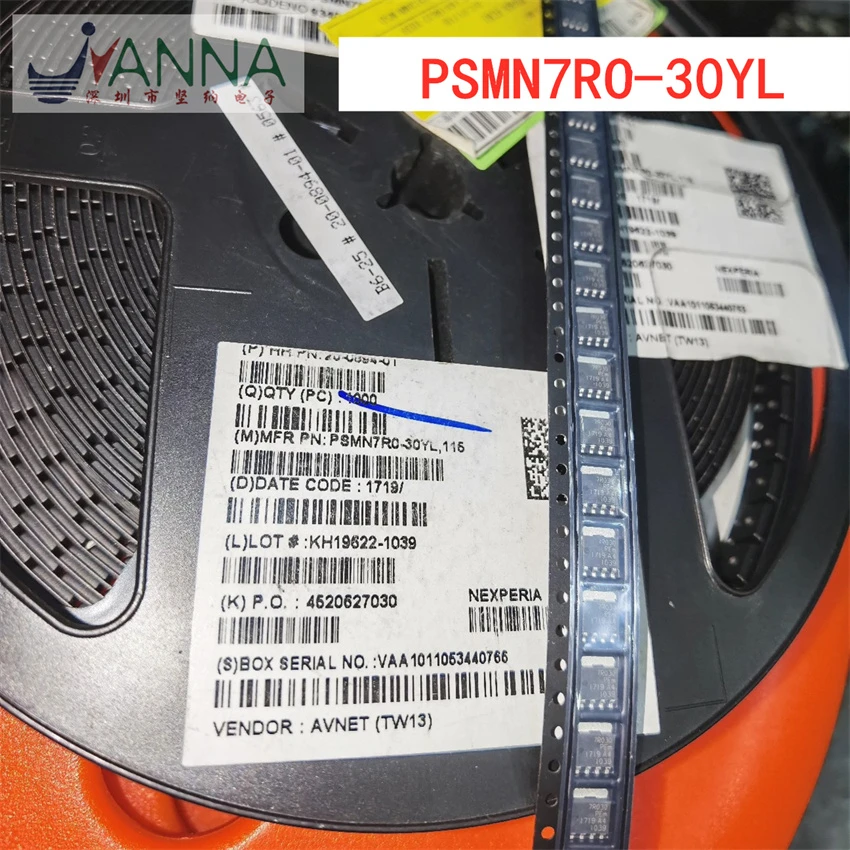 PSMN7R0-30YL-115 Silkscreen 7R030 field effect MOS tube SOT-669 N channel 30V65A