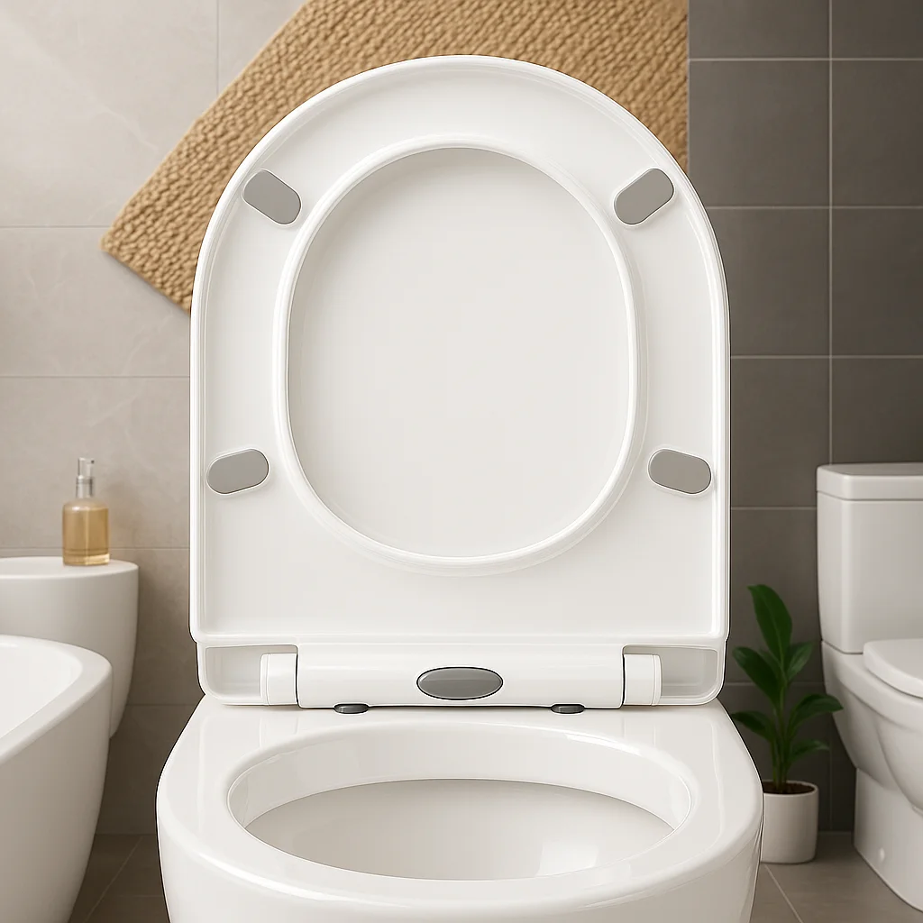 

Contemporary Toilet Seat Modern Home Bathroom Replacement Toilet Lid