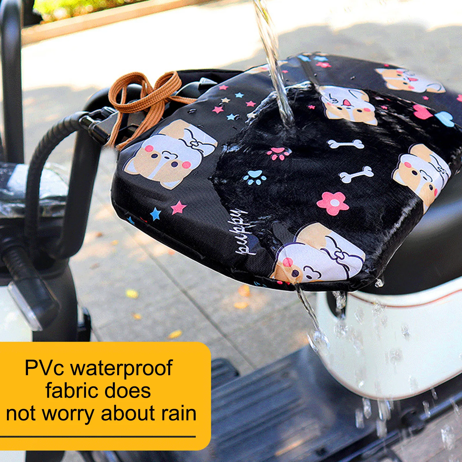 مقاوم للماء دراجة نارية المقود قفازات الشتاء في الهواء الطلق ركوب الدراجات يندبروف قفازات دافئة للدراجات النارية سكوتر دراجة دراجة الطريق الجبلية