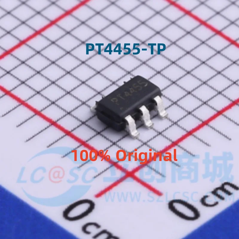 10PCS 100% New PT4455-TP PT4450-TP SOT-23-6 Brand New Original Chips ic