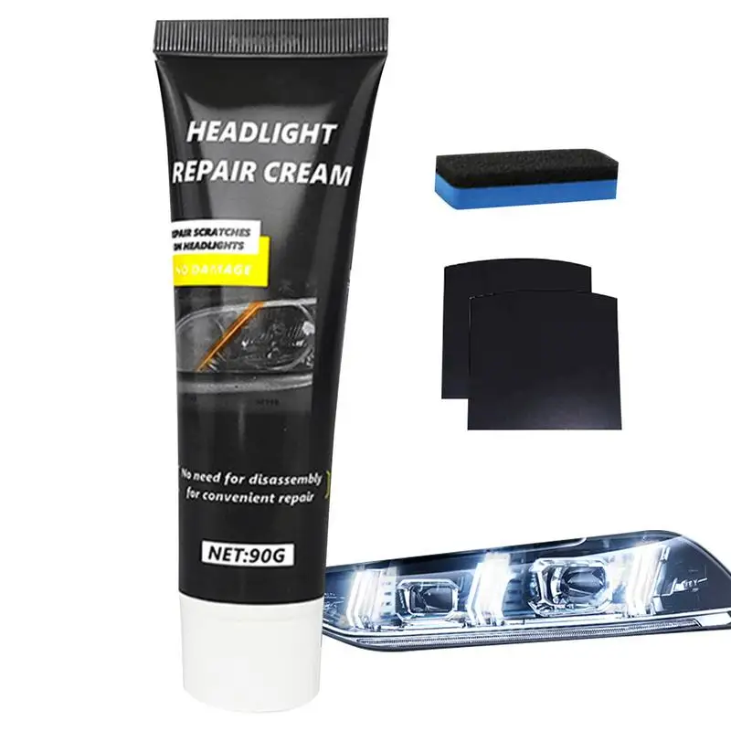 Car Headlight Restoration Polishing Repair Liquid Headlamp Scratch Remover Repair Cleaning Oxidation Headlight Polish Liquid