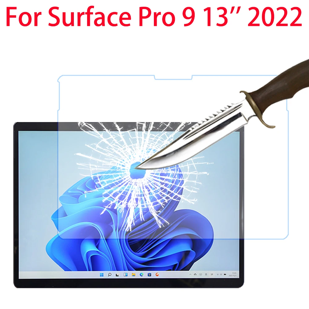 9H Tempered Glass Screen Protector For Microsoft Surface Pro 9 13 inch 2022 Tablet Clear Protective Film Screen Guard