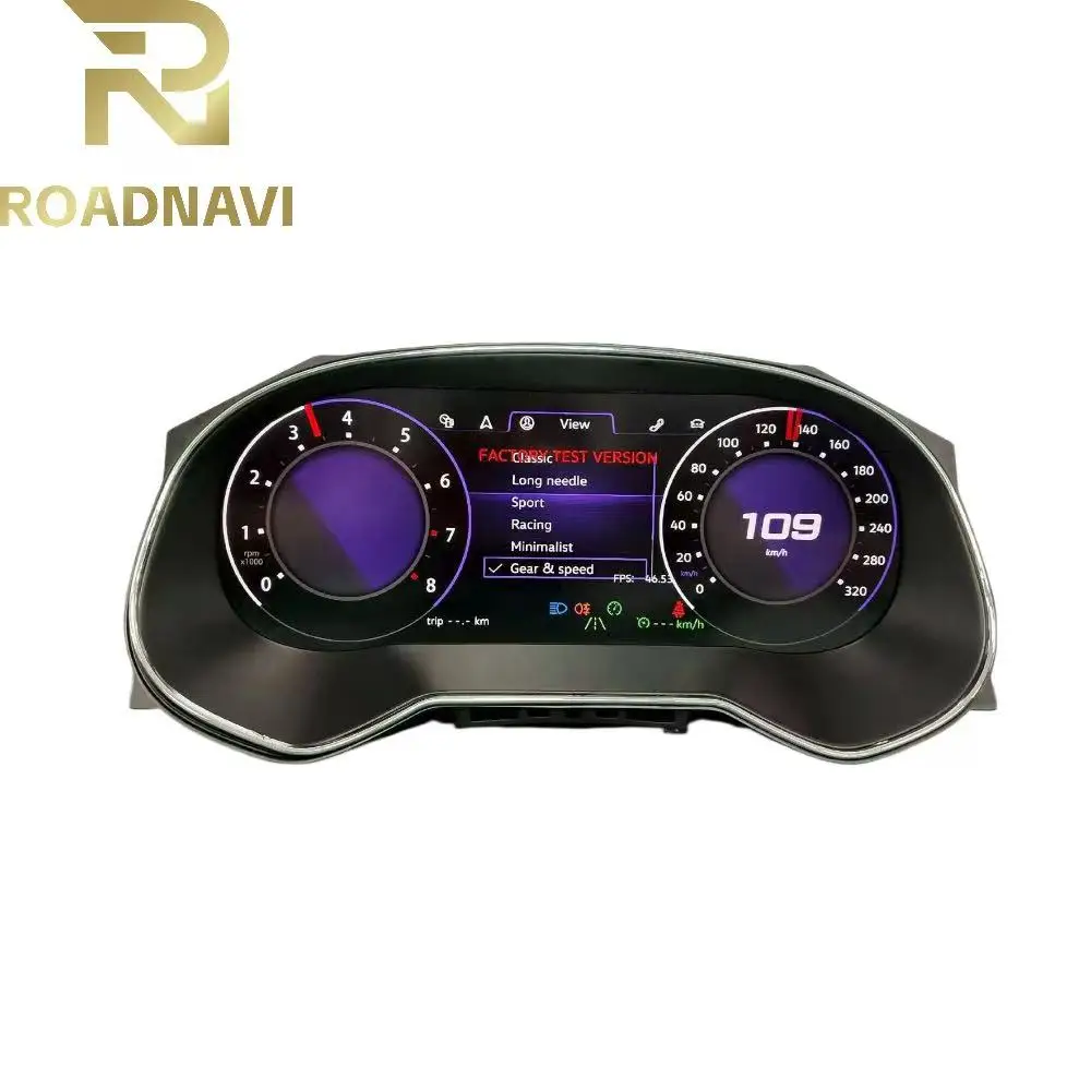 RoadNavi Car Auto Speedometer for Seat Leon 2013 2018 Central Control System LCD InstrumentAR