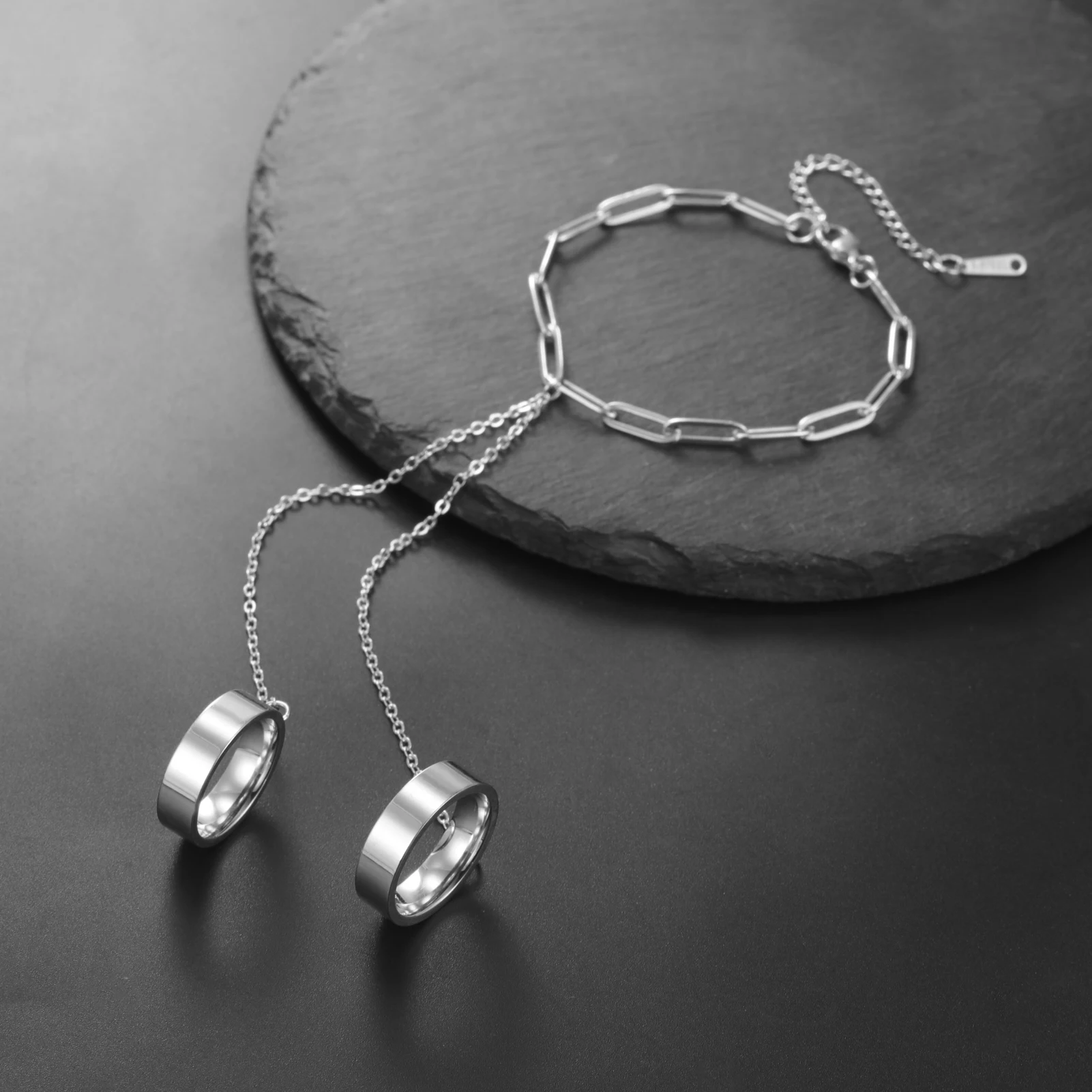 Unift New Punk Bracelet With T - Men Accessories Ring And Bracelet recension och pris
