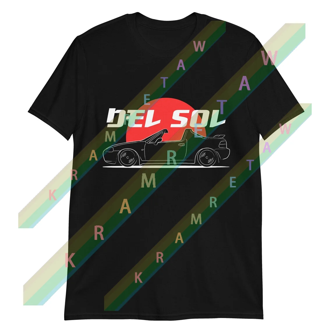 

JDM Del Sol Unisex T-Shirt JDM Legend Car Automotive Apparel for Car Guys Gift for JDM Car Enthusiasts Summer 100% Cotton S-3XL