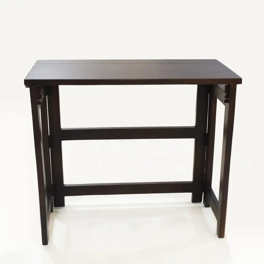 Bbh Home'S Handmade Dark Walnut Rectangular Shaped Mango Wood Study Table 35X17X30 In Ambbrstb0002