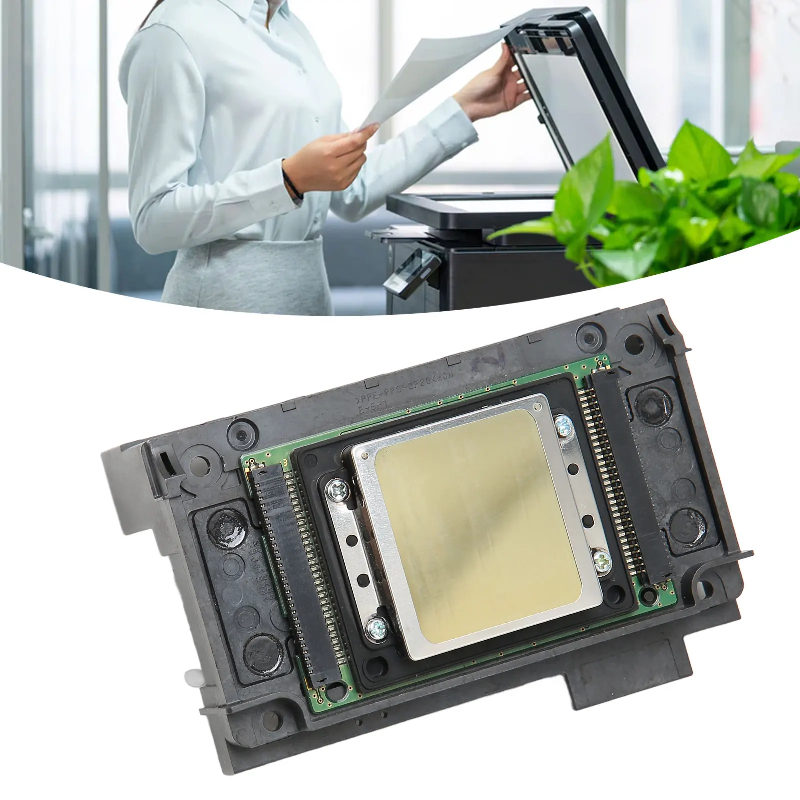 6 Color UV Printer Print Head Clear Printing Safe Stable Compact Printhead Replacement for XP600 Print Head Printer Accessories
