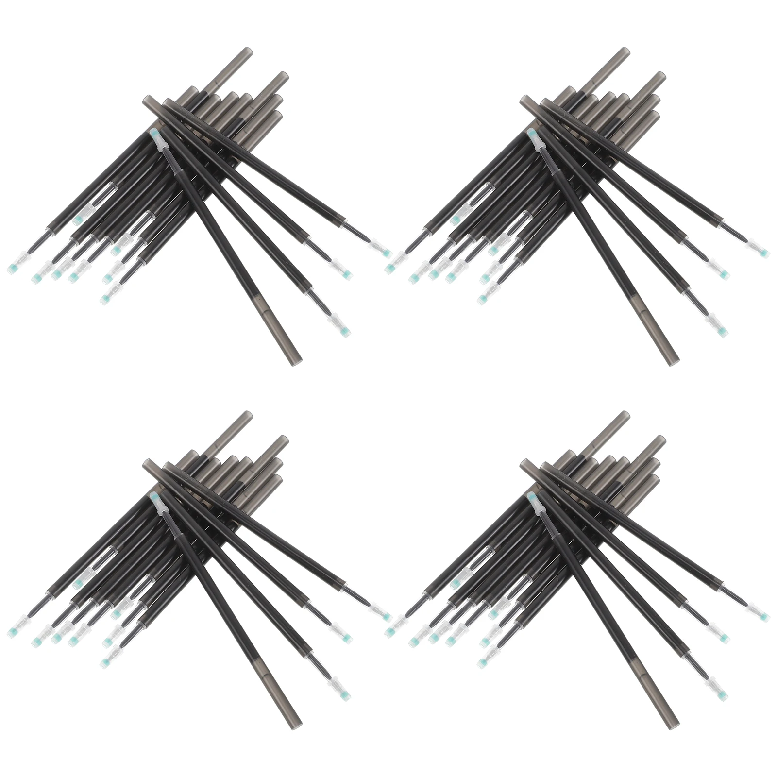 

100pcs Gel 0.5Mm Heat Smooth Writing For Students Fine Tip Precision Note Taking Drawing Thermal Erasable Pen Inserts Bulk