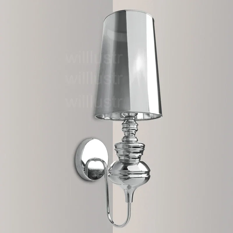 

Josephine wall lamp Jaime Hayon wall sconce lamp living room lobby bedroom hotel corridor lamping black white chrome gold