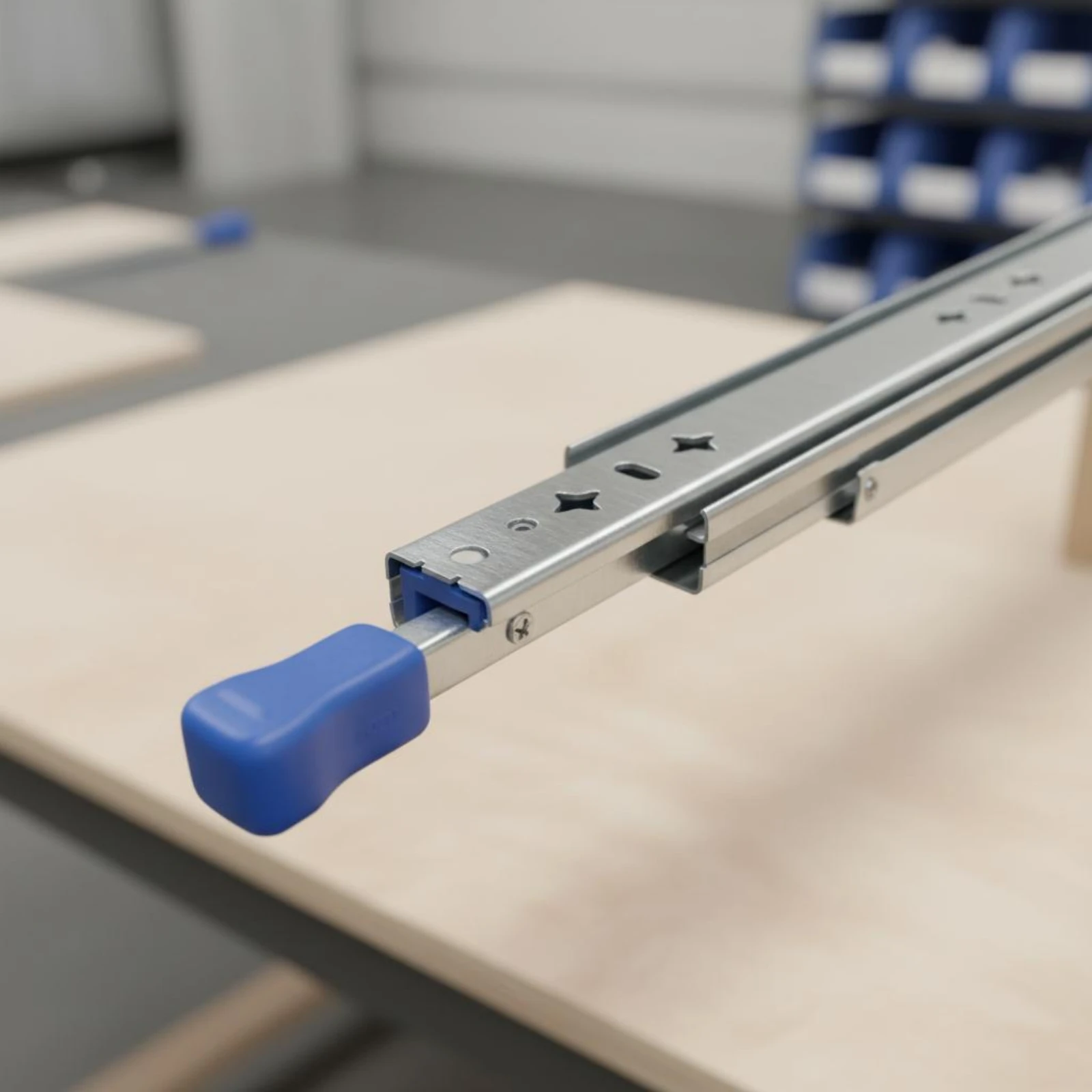 2 Pieces RV Slide Rail Load-Bearing Lockable Slide Rail Hardware Effortless Sliding Corrosion Resistant for Industrial