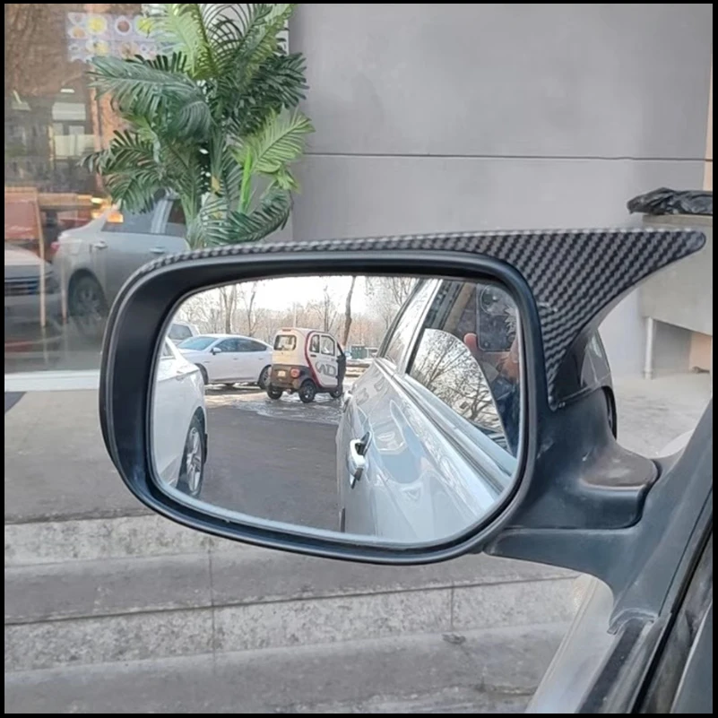 FOR Toyota Mark X X120 2004-2009 REARVIEW MIRROR COVER CAPS STICKER TRIM With Horn Housing Car-styling Auto Parts Accessories view 3