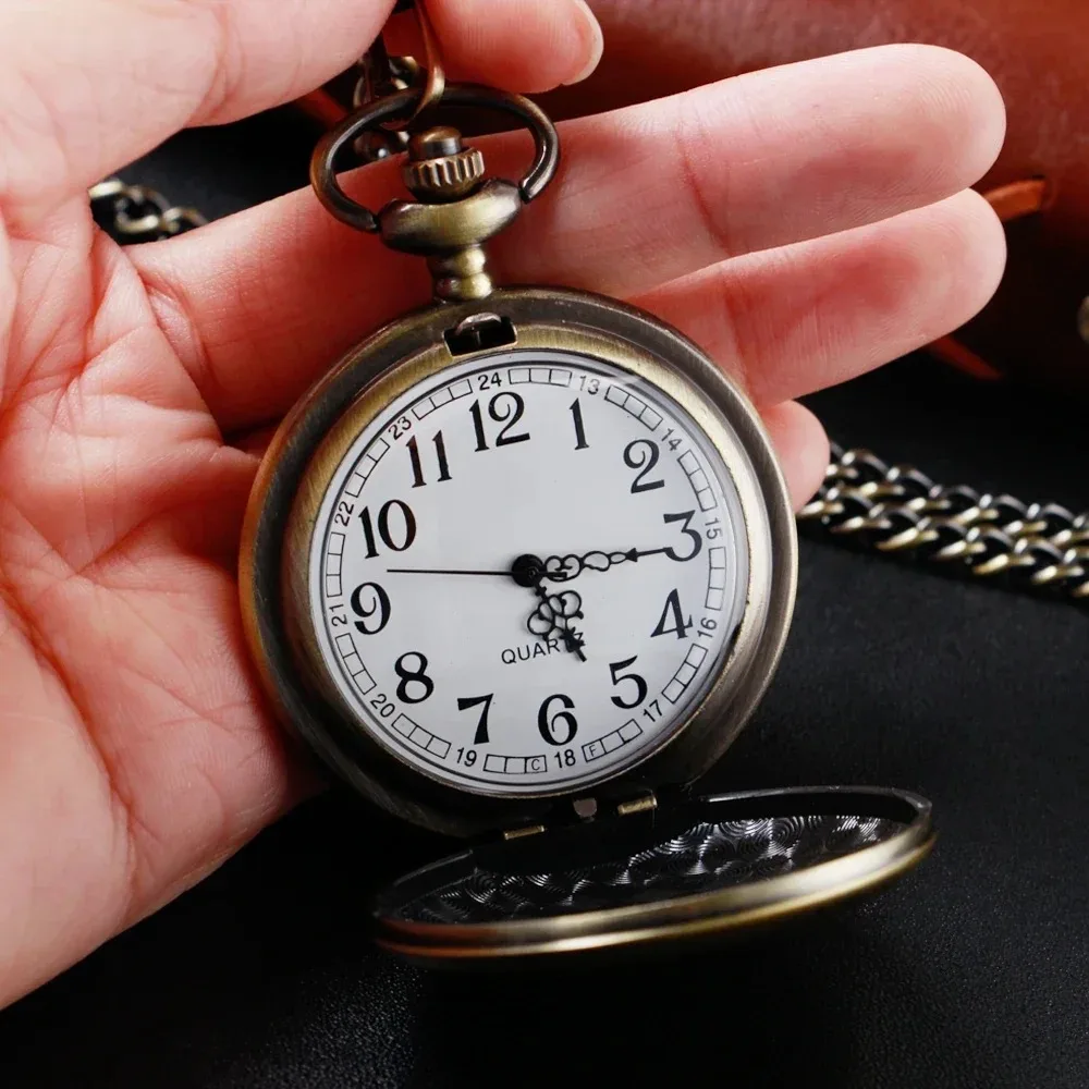 빈티지 클래식 부드러운 주머니 시계 남여 패션 로마 디지털 석영 Steampunk 여성 목걸이 펜던트 체인 선물