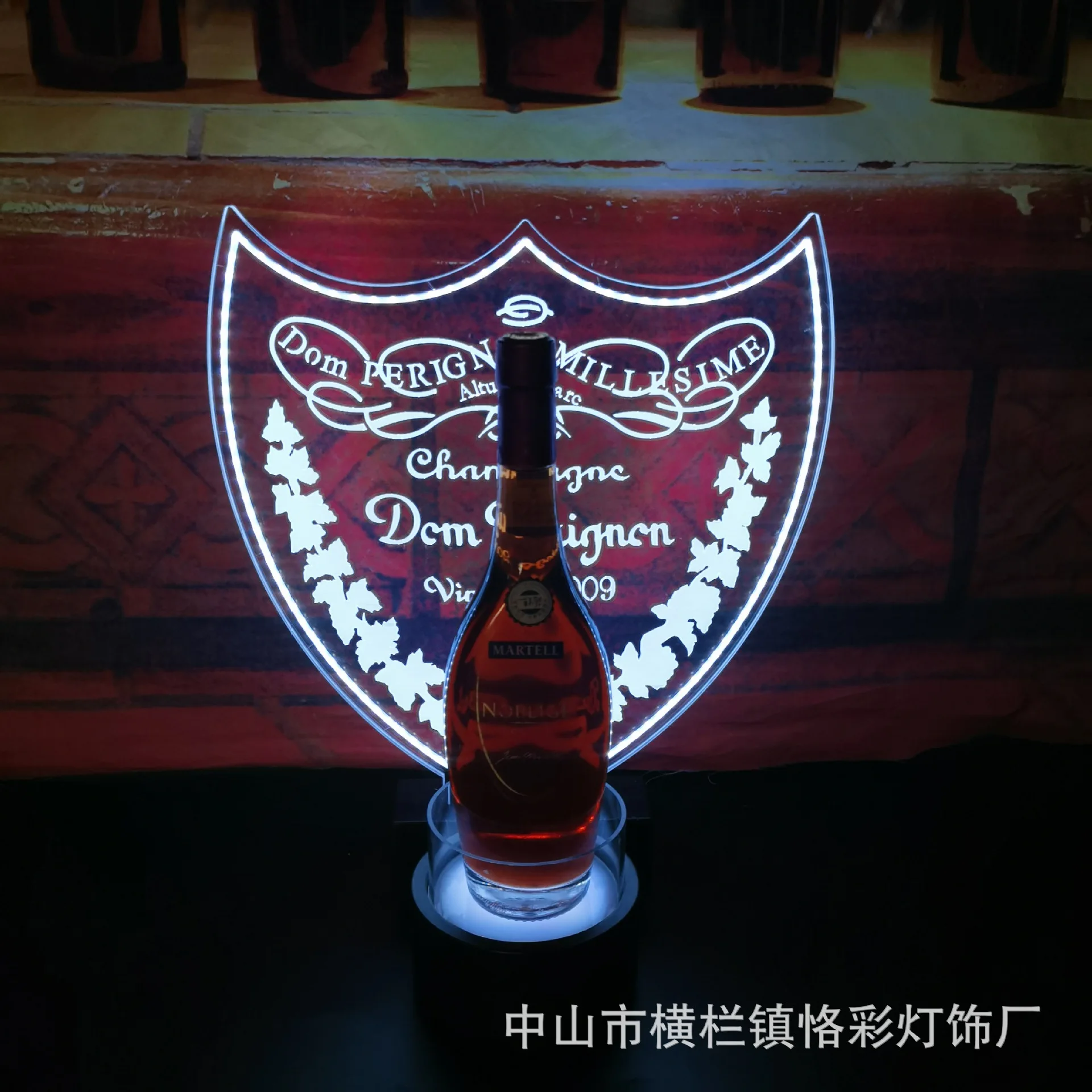 

Bar LED Luminous Wine Seat Foreign Spade A Champagne King Nightclub KTV Rechargeable Hold Out Prop Display Stand