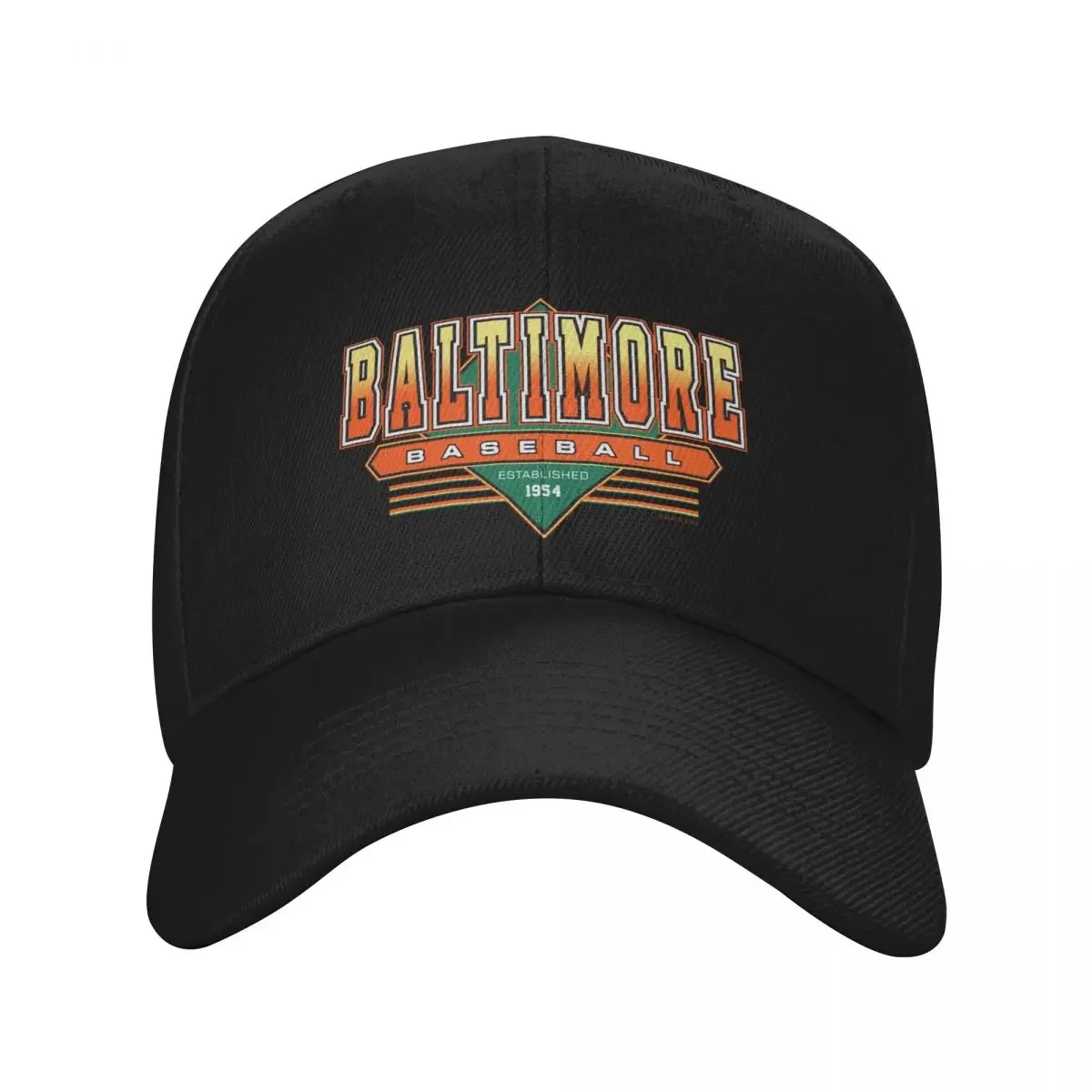 Baltimore Baseball Retro, Vintage Orioles Inspired 90s Throwback Baseball Cap funny hat Men Caps Women's