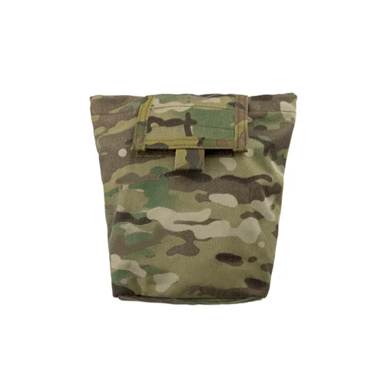 Tasca tattica Airsoft Multicam EDC Molle Magazine Dump Pouch Gear Caccia Strumento Riciclaggio Borsa pieghevole di stoccaggio