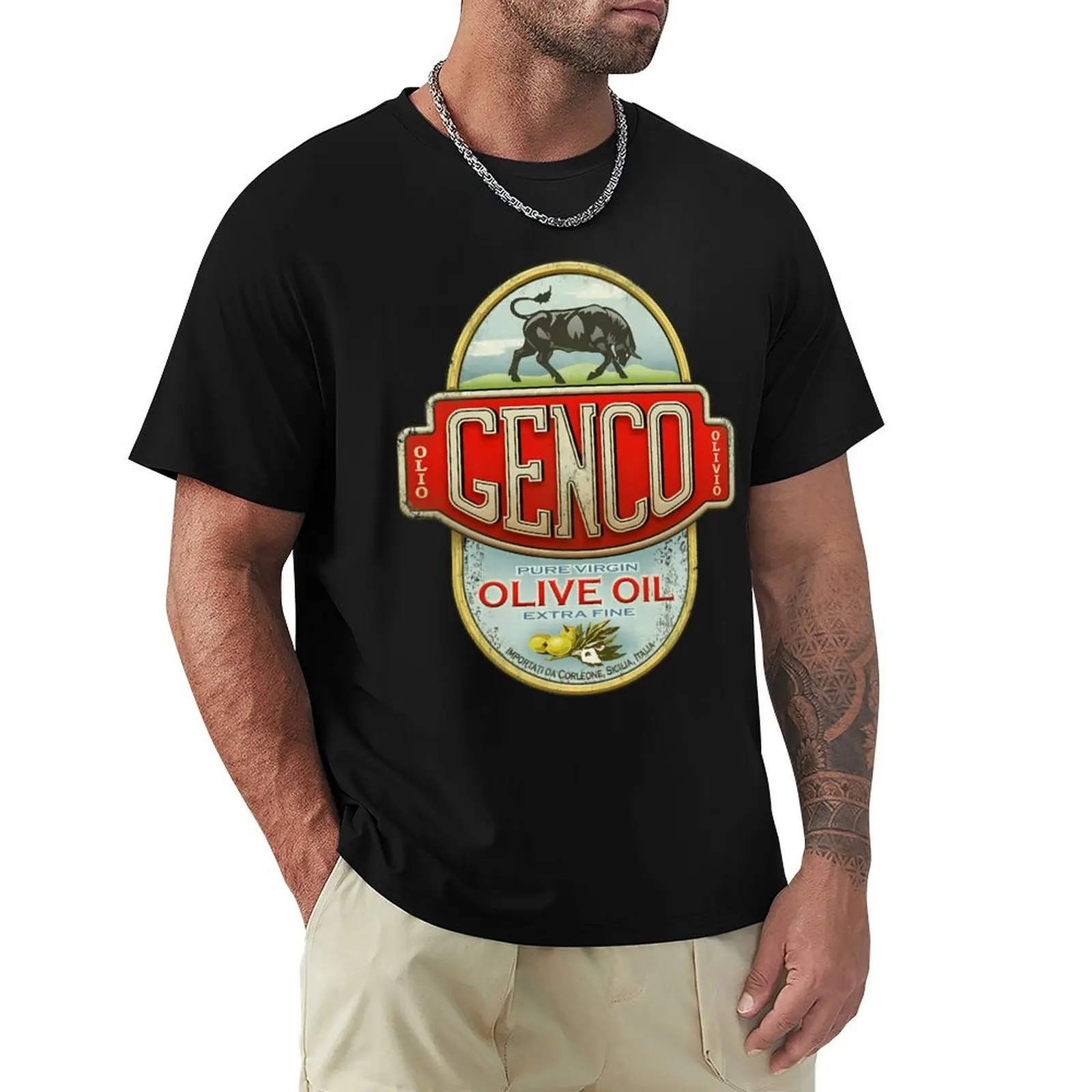 

The Godfather Genco Olive Oil Co T-Shirt Man t-shirt blacks mens t shirts