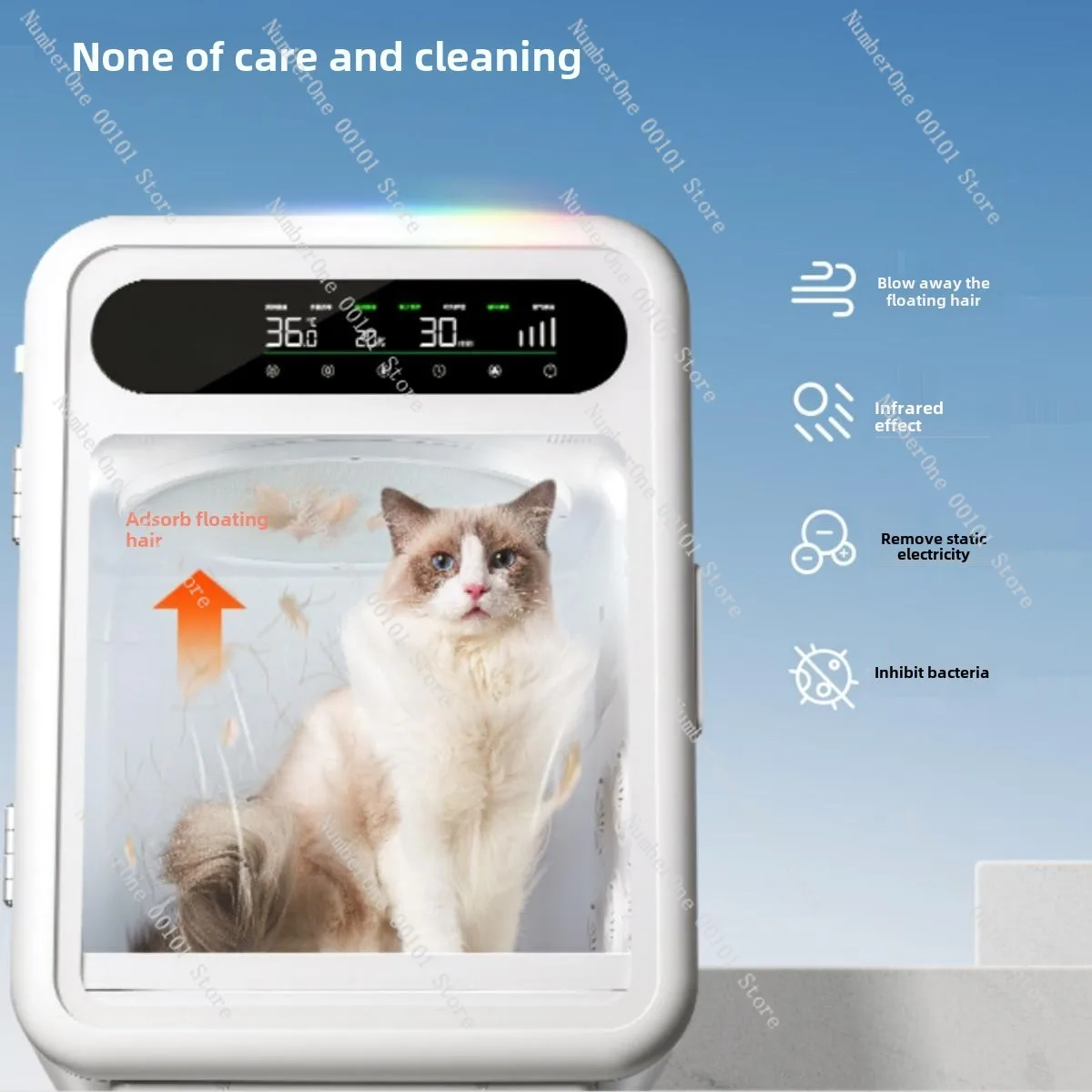 Pet drying box Automatic dryer Cat hair dryer Dog bath