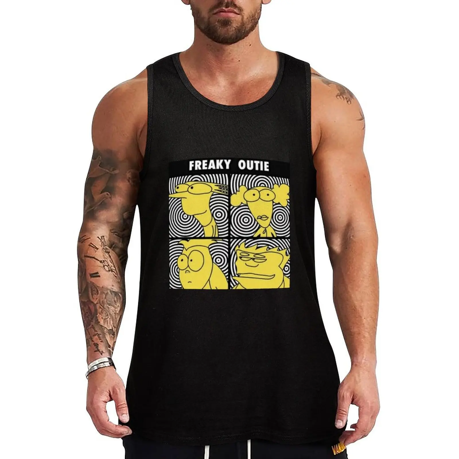 

Freaky!! Outie!!! Tank Top Anti Odor Tank Top Moisture Wicking Workout Shirt