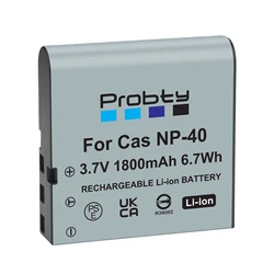 1800mAh NP-40 CNP40 NP40 bateria aparatu cyfrowego do EX-Z30 Casio/Z40/Z50/Z55/Z57/Z750 EX-P505/P600/P700 PM200