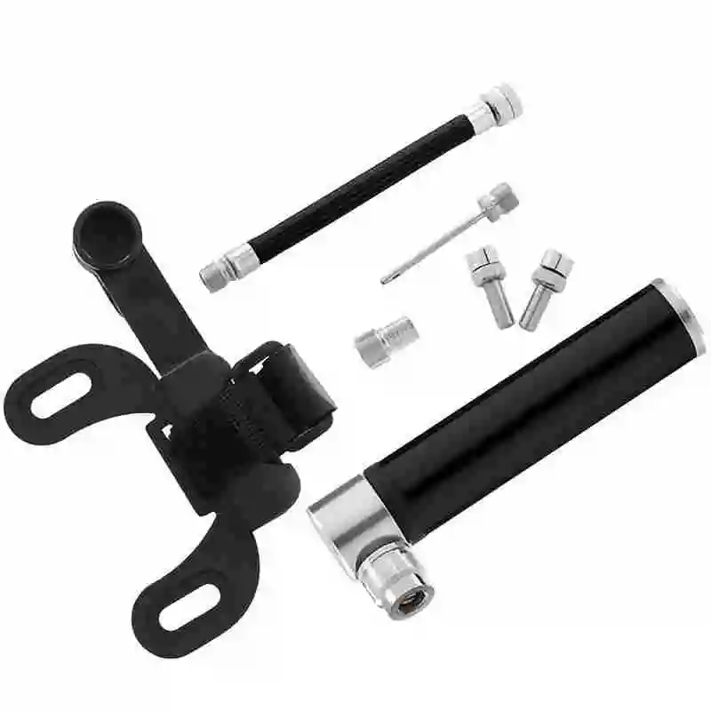  Mini Bike Pump Air Valve MTB Road Cycling Tire Inflator Aluminum Alloy Bicycle Hand Air Pump Tire Inflator Accessories ﻿