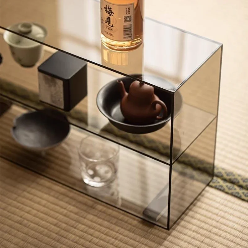 

Acrylic tea set storage rack Shelf Household transparent Teacup display rack