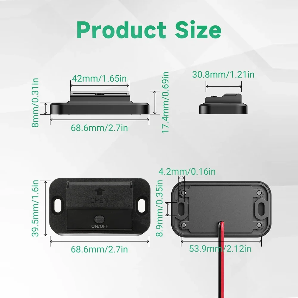 12 فولت RV نوع C منفذ USB مع مفتاح الطاقة 36 واط QC3.0 USB 55 واط PD نوع C مقبس شحن سريع مع غطاء مقاوم للماء للدراجات النارية