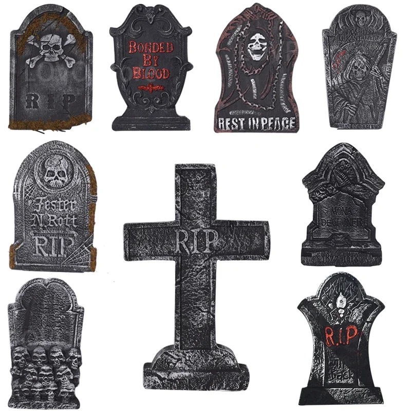 

Haunted House Room Escape Bar Set Coffin Tombstone Halloween