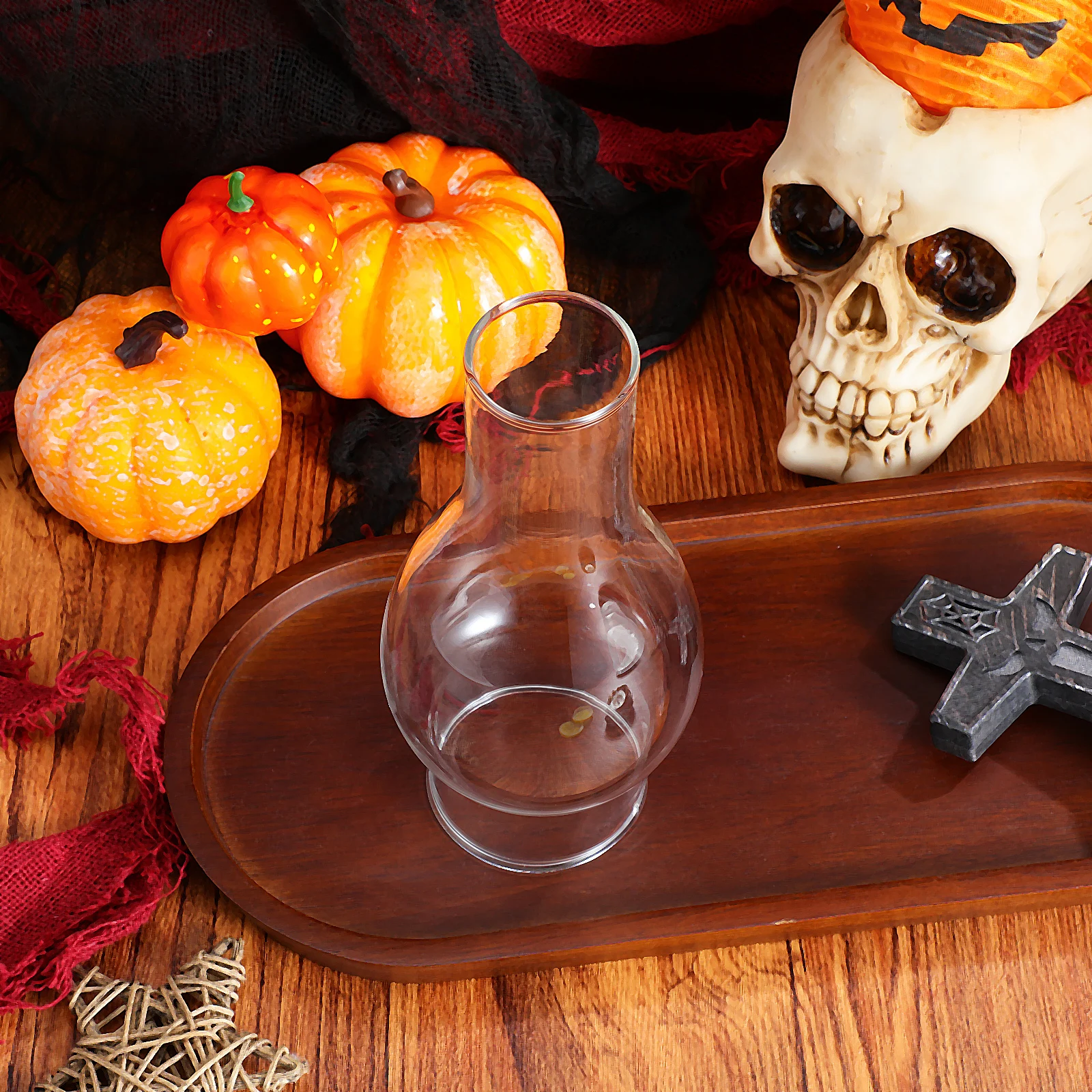 

Стеклянный абажур для ретро-масляной лампы, прозрачный, винтажный, для домашнего декора и кемпинга