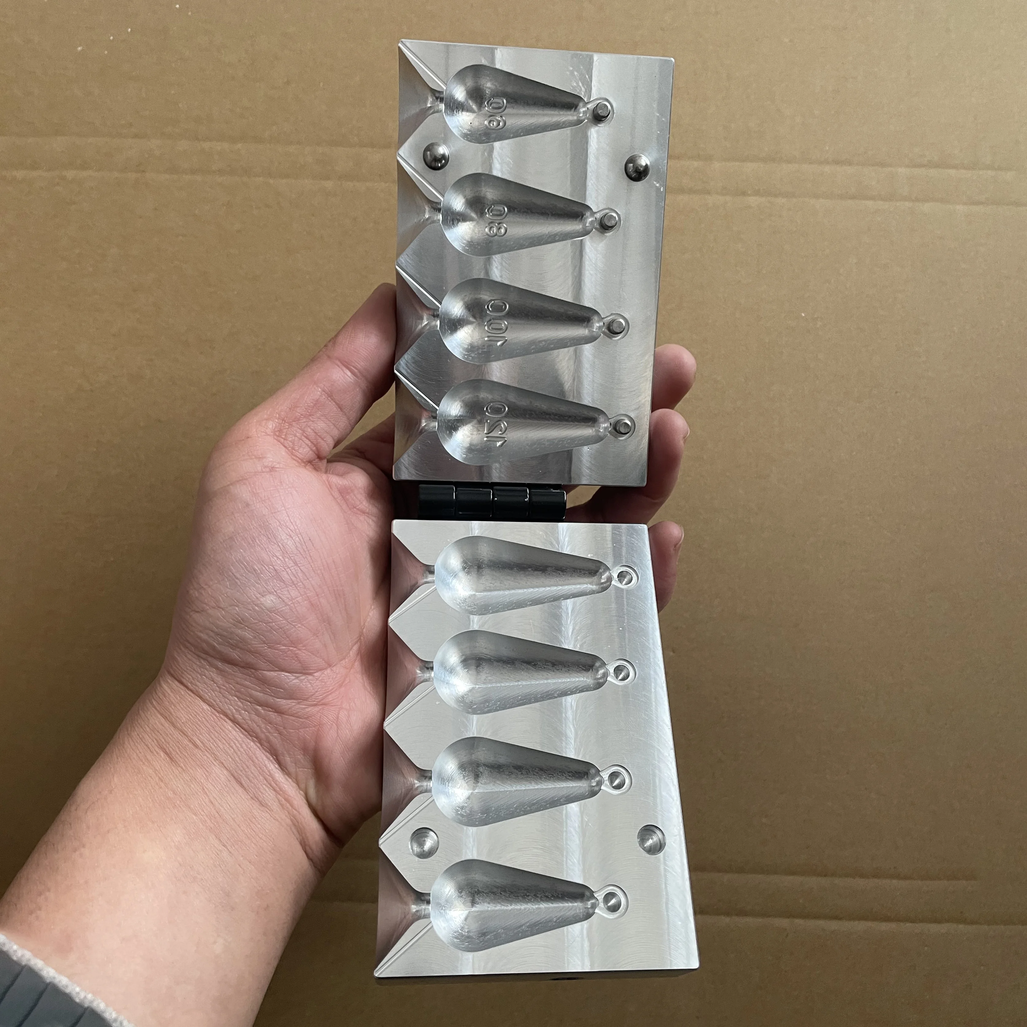 

Teardrop Lead Sinker Mold Carbon Steel Mold 10g-250g