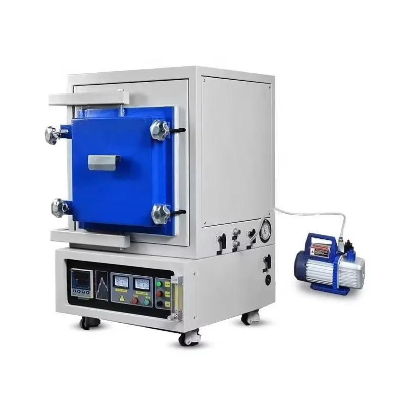 Electric 1200c-1500 Degree Celsius Argon Inert  Atmosphere Muffle Furnace Oven Laboratory Heating Equipment