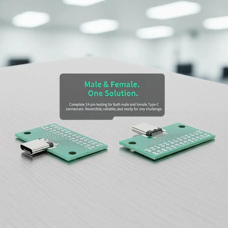 User-Friendly Type-C Male to Female USB 3.1 Adapter 2.54MM Socket for DIY