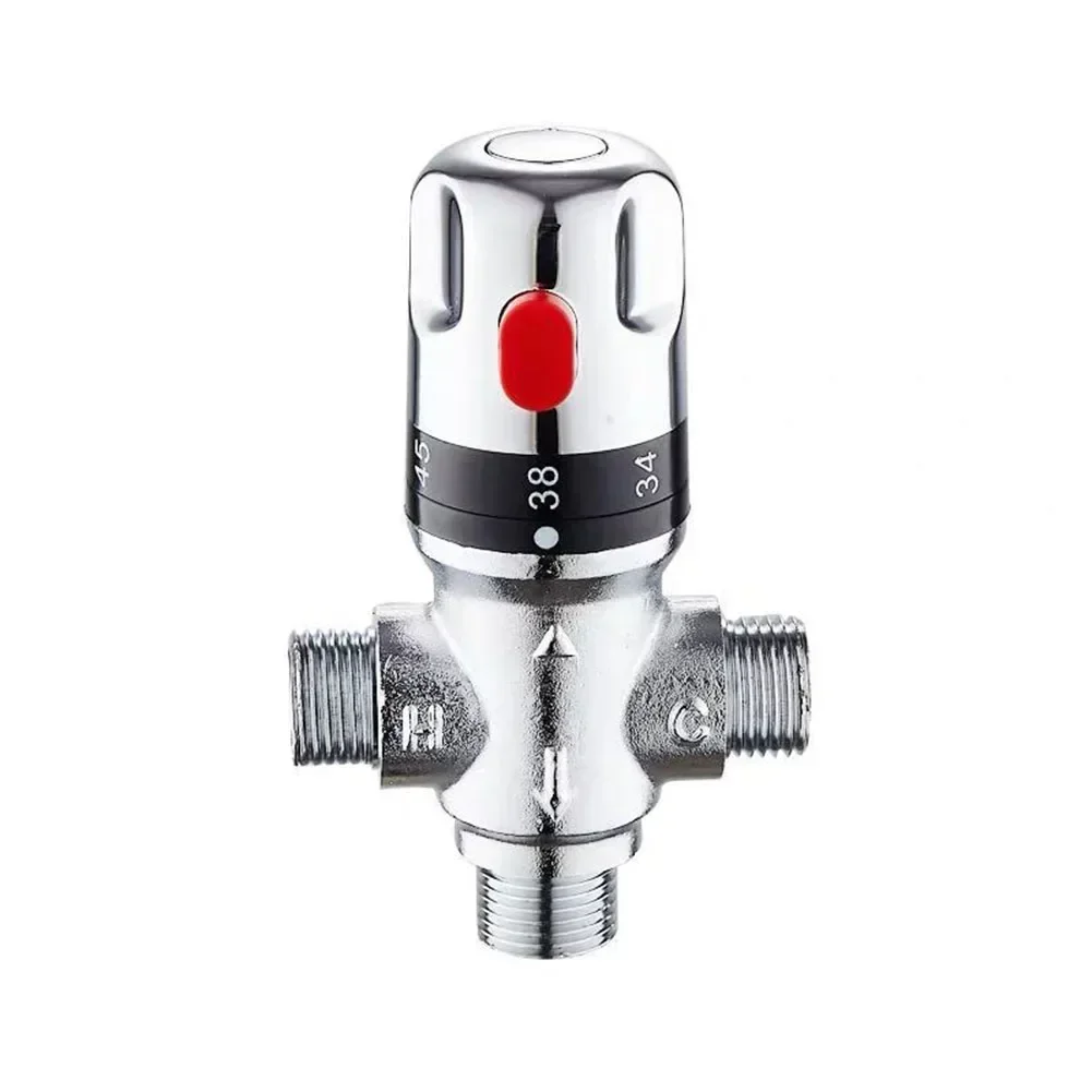 

Thermostatic Valve Mixing Valve Water Heater Temperature Control Pipe Valve Temperature Control Valve Bathroom Accessories