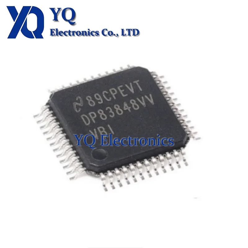 

10PCS/lot New OriginaI DP83848IVV DP83848CVV DP83848VV TQFP-48 Ethernet controller chip