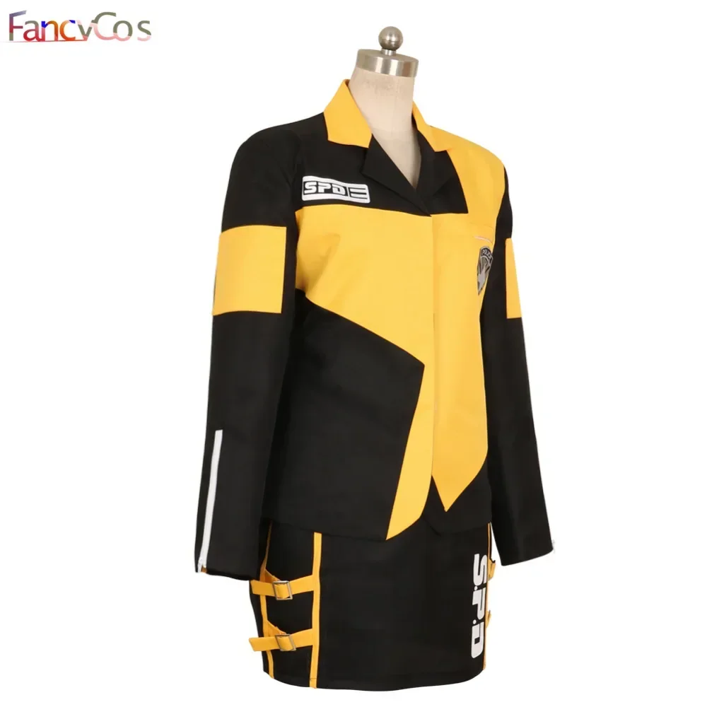 Halloween tokusou sentai dek aranger deka gelb marika reimon jasmin uniform kleid cosplay kostüm spiel anime japanisch