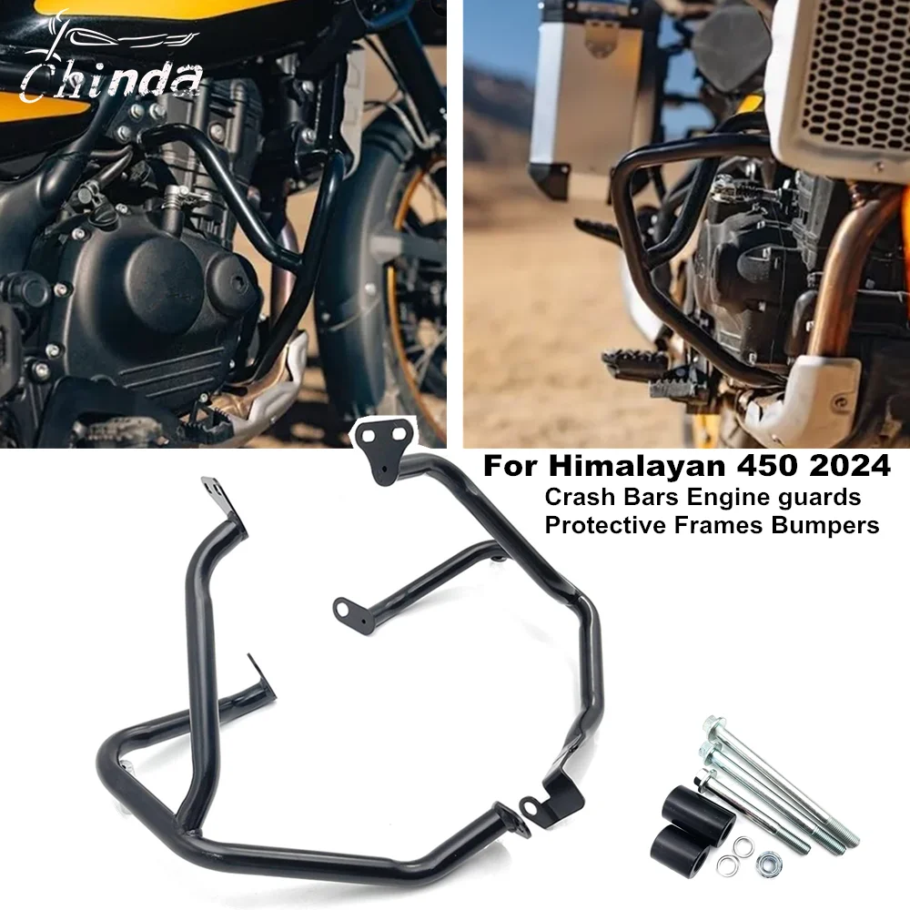 For Himalayan 450 452 Himalayan450 2024-2025 Motorbike Accessories Crash Bars Engine guards Protective Frames Bumpers