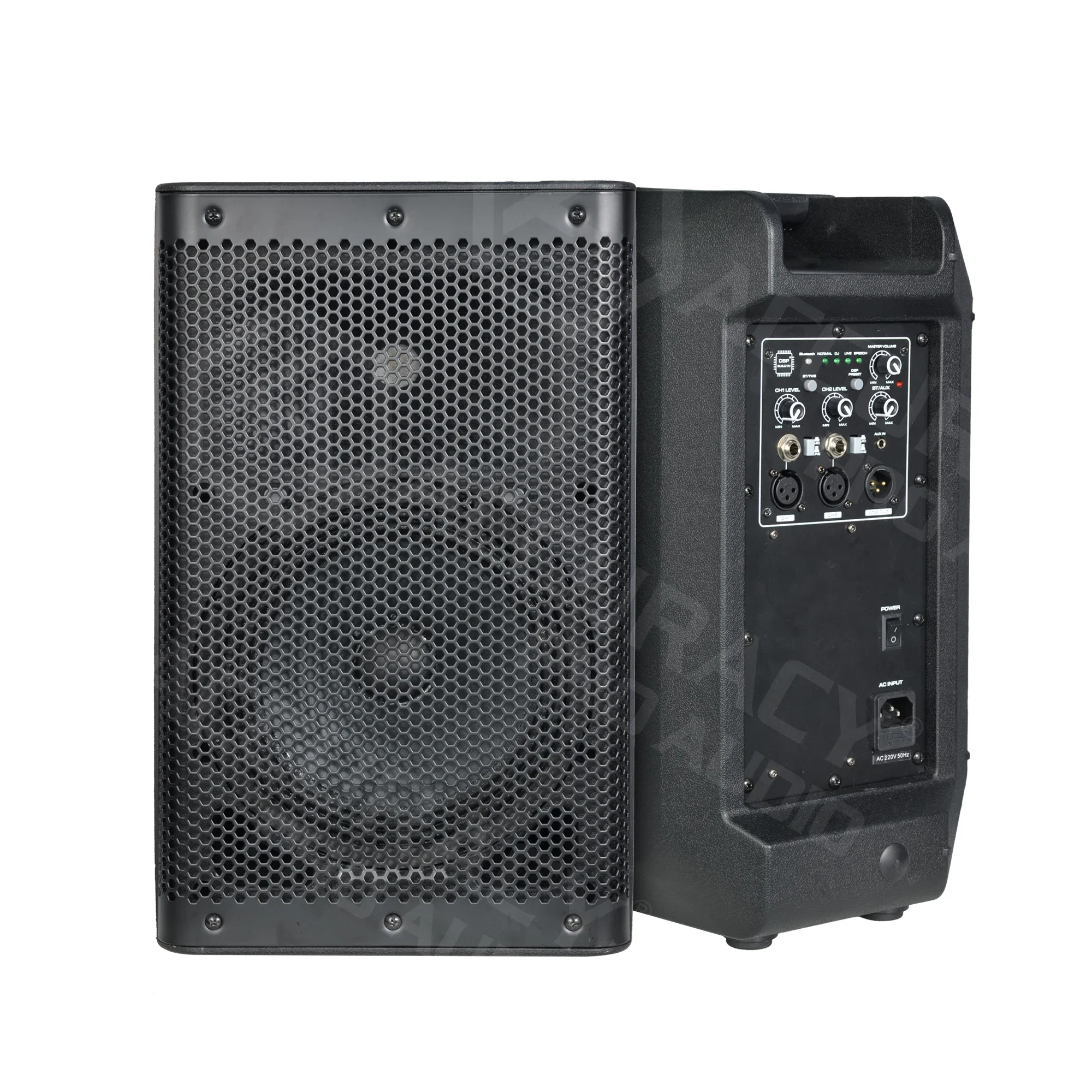 RQSONIC CAU08D7 200W 8 inch dj party karaoke plastic power Active portable speaker box 8