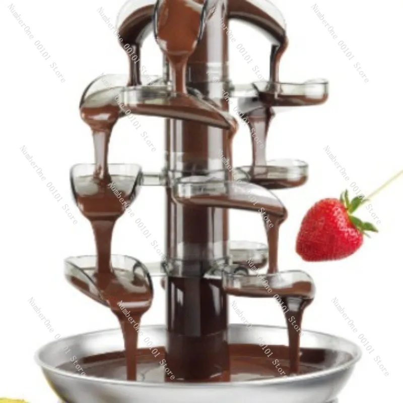 Four-layer Detachable Chocolate Mixer, Multi-functional Chocolate Fountain, Home Dessert Equipment, Baking and Confectionery