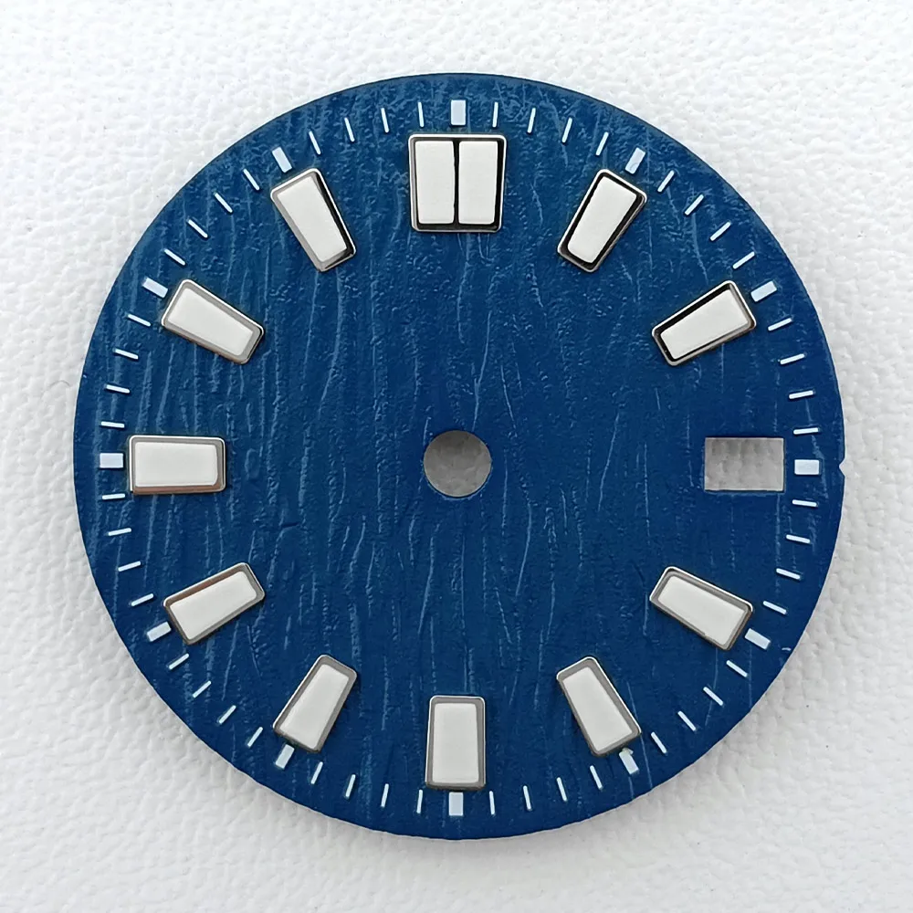 28.5mm Dial Fit NH35/36 Movement Green Luminous Dial With Customizable LOGO/no LOGO Watch Accessories