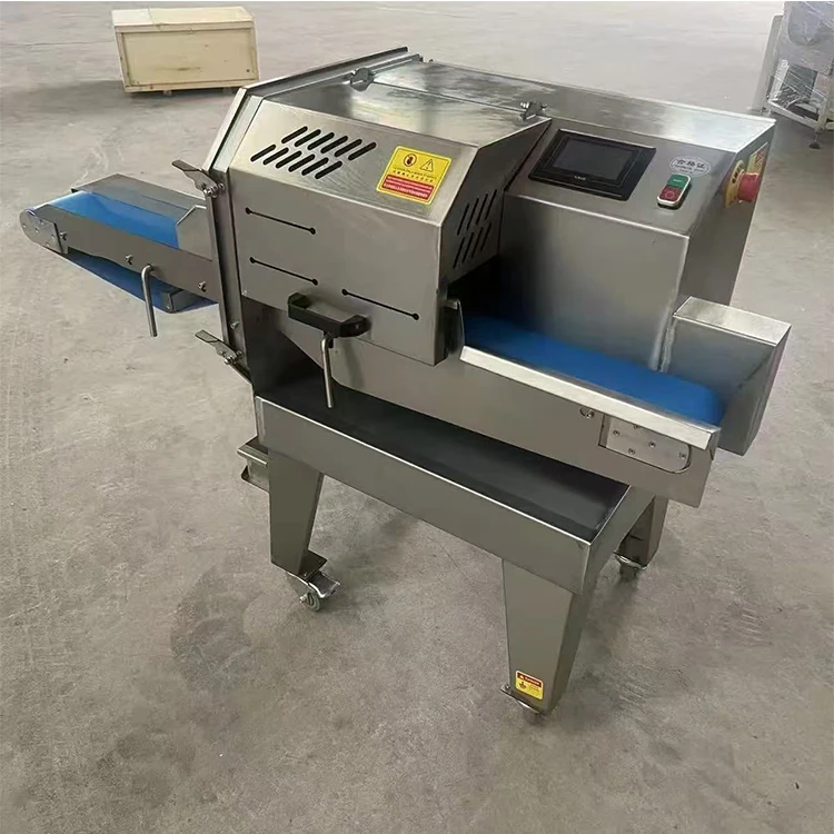 Horizontal Dicer Cube 4 Cutter New Commercial Meat Slicer 304 Stainless Steel Adjustable Thickness Jerky Slicer